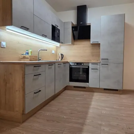 아파트 Haas Tower, 2 Bedrooms, Balcony And Parking 브르노