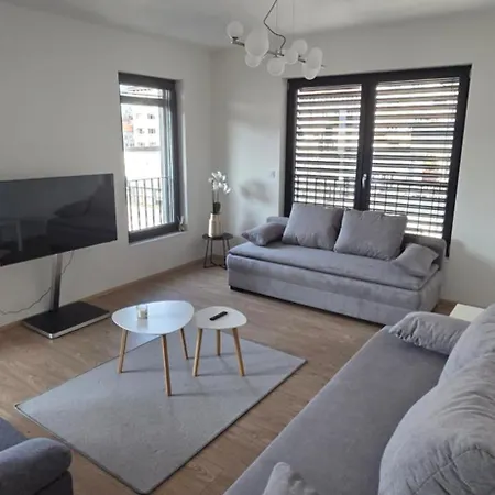 شقة Haas Tower, 2 Bedrooms, Balcony And Parking برنو